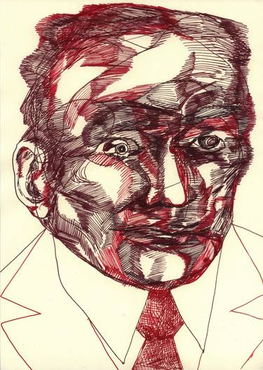 Print of Expressionism Men Drawings by Pedro Uribe Echeverria