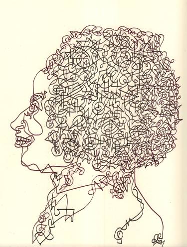 Original Illustration Portrait Drawings by Pedro Uribe Echeverria