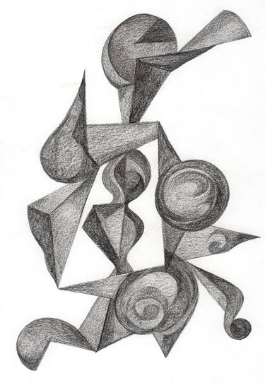 Original Abstract Drawings by Pedro Uribe Echeverria
