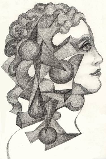 Original Figurative Women Drawings by Pedro Uribe Echeverria