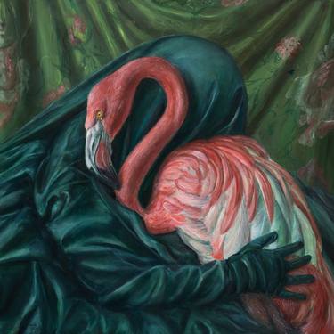 Original Surrealism Fantasy Painting by Nikolina Petolas