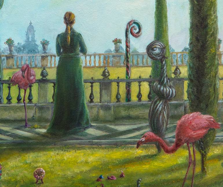 Original Surrealism Animal Painting by Nikolina Petolas