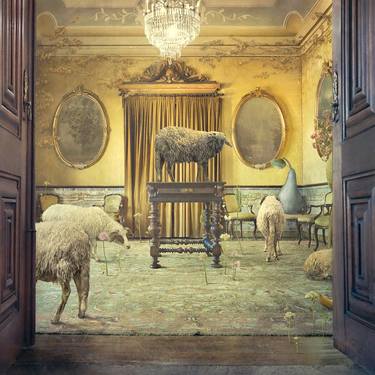 Saatchi Art Artist Nikolina Petolas; New Media, “Sheep’s Day, 57cm, limited edition of 7- last one remaining” #art