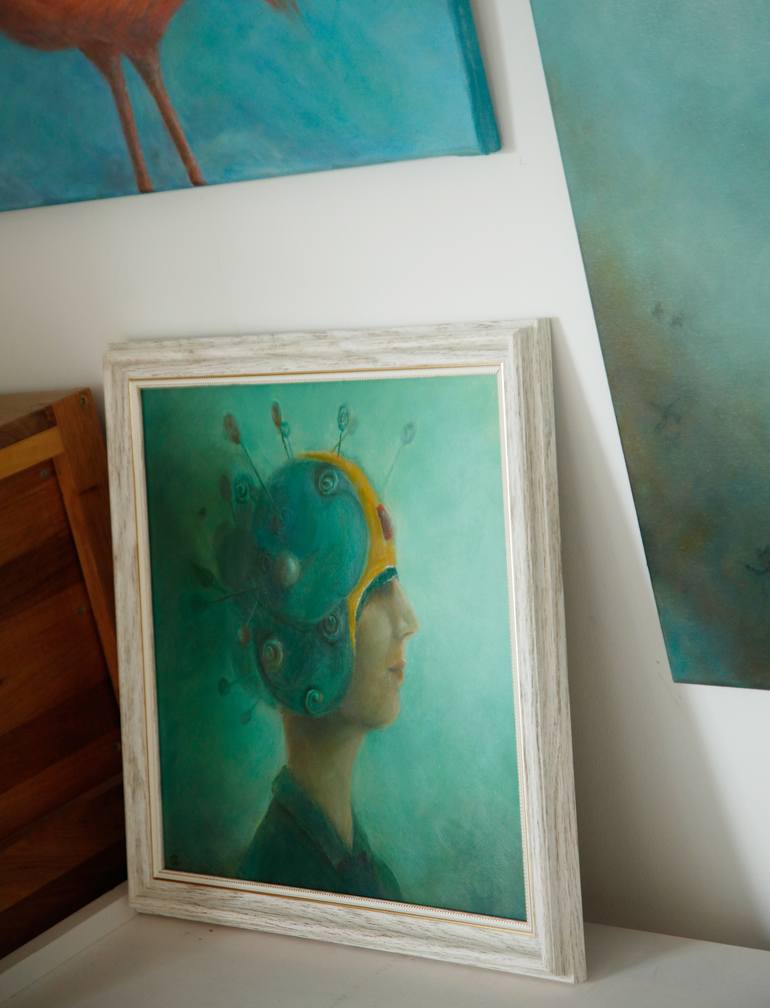 Original Conceptual People Painting by Nikolina Petolas