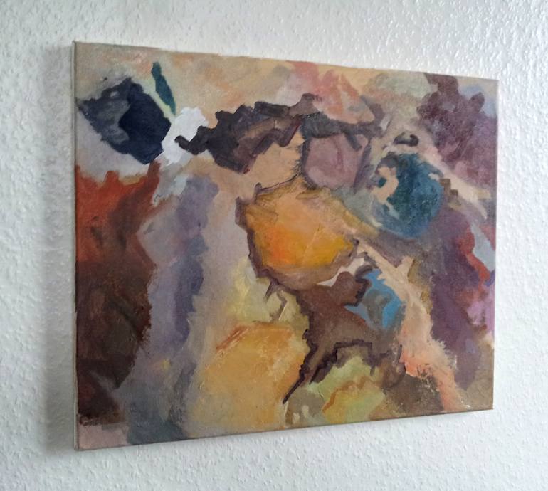 Original Conceptual Abstract Painting by Adam R Grose MA RWAAN