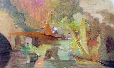 Print of Expressionism Landscape Paintings by Adam R Grose MA RWAAN