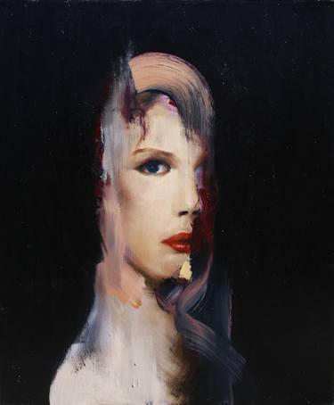 Original Portrait Painting by Shang Ma