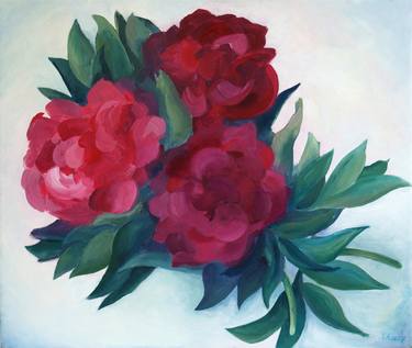 Print of Realism Floral Paintings by Tatjana Apanasevic