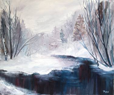 Print of Fine Art Landscape Paintings by Tatjana Apanasevic