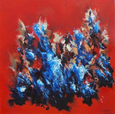 Original Abstract Nature Paintings by Blaise PELTIER