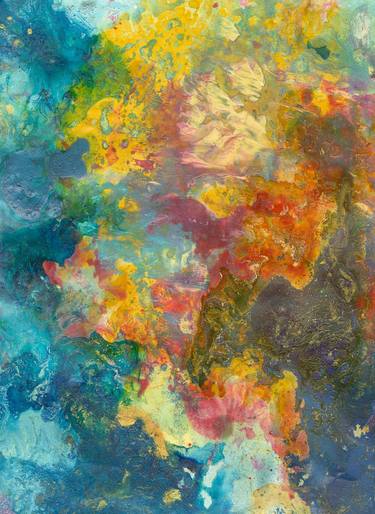 Print of Abstract Floral Paintings by Kelvin Bown