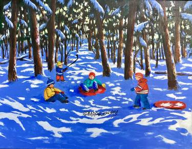 Original Contemporary Children Painting by Martha Markowsky