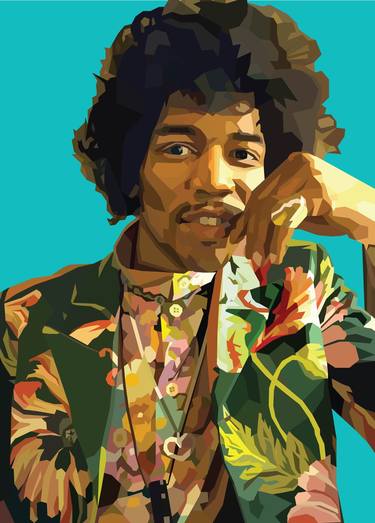 The Portrait of Jimi Hendrix thumb