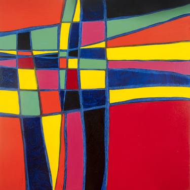 Original Abstract Geometric Paintings by Ann McIntyre