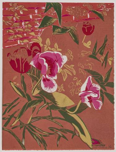 Original Floral Printmaking by Ann McIntyre