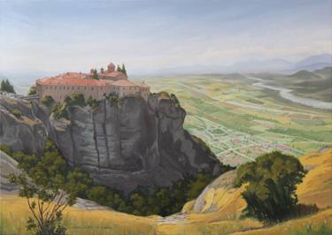 Original Landscape Painting by Ciprian Mihailescu