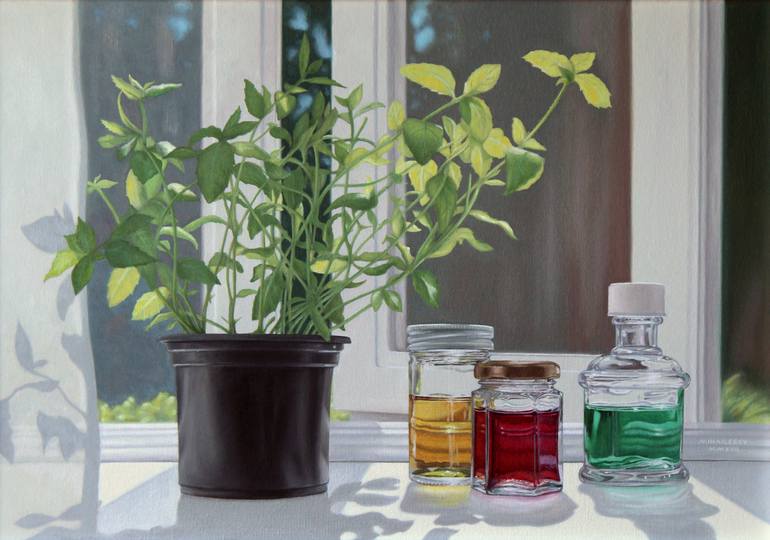 Print of Figurative Still Life Paintings by Ciprian Mihailescu