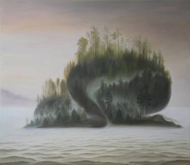 Print of Surrealism Fantasy Paintings by Ciprian Mihailescu