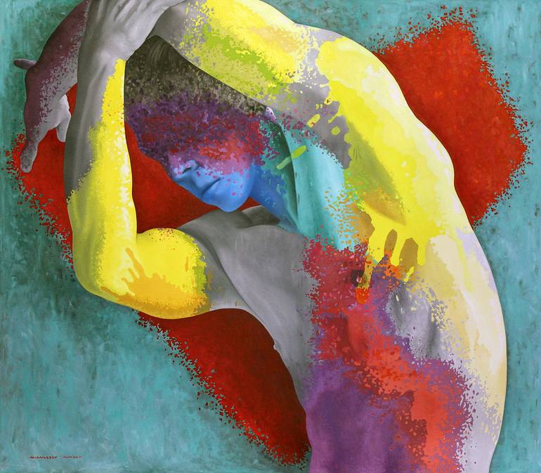 Print of Contemporary Men Paintings by Ciprian Mihailescu