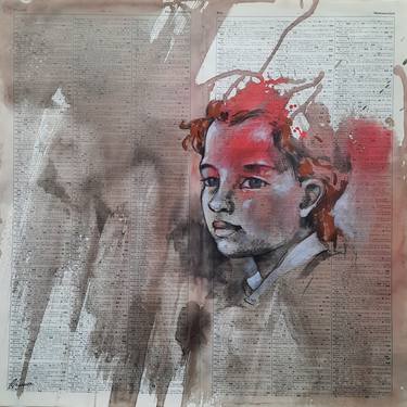 Original Figurative Children Drawings by Cyril Réguerre