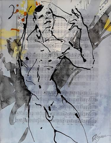 Print of Figurative Nude Drawings by Cyril Réguerre