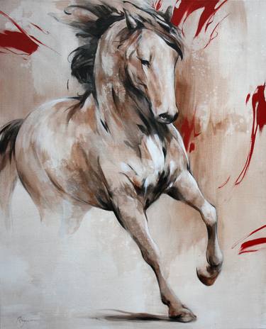 Original Figurative Animal Paintings by Cyril Réguerre