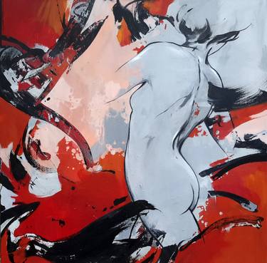 Original Figurative Nude Paintings by Cyril Réguerre