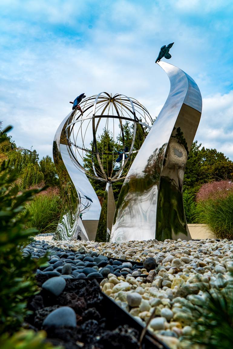 Original Conceptual Abstract Sculpture by Oshi Rabin