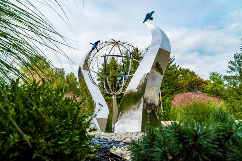 Original Conceptual Abstract Sculpture by Oshi Rabin