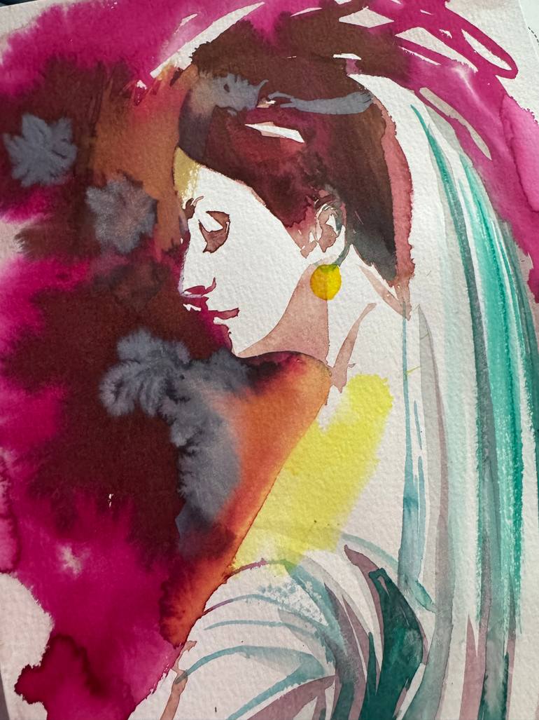 Original Figurative Women Painting by Agata Tkaczyk