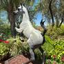 Layla B, bronze sculpture, life-size horse statue