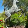 Layla B, bronze sculpture, life-size horse statue