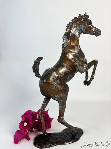 Original Contemporary Horse Sculpture by J Anne Butler