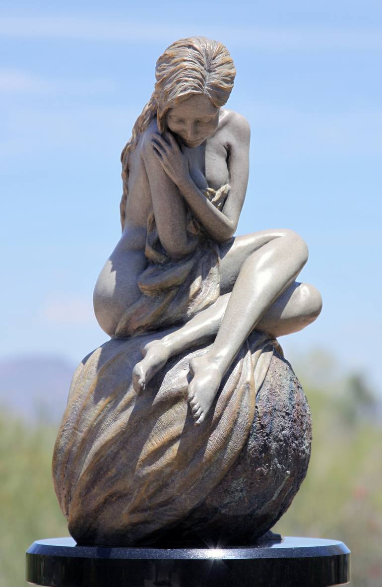 Original Figurative Women Sculpture by J Anne Butler