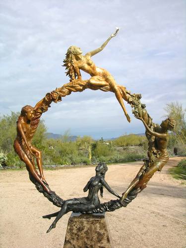 Original Women Sculpture by J Anne Butler