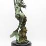 Mermaid bronze sculpture