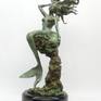 Mermaid bronze sculpture