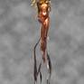 PHOENIX FEMALE NUDE BRONZE SCULPTURE
