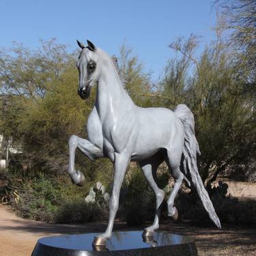 Original Realism Horse Sculpture by J Anne Butler