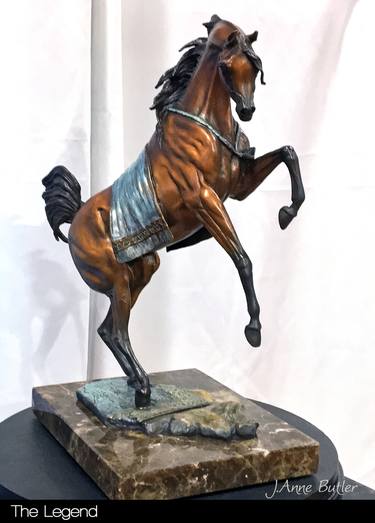 Original Realism Horse Sculpture by J Anne Butler