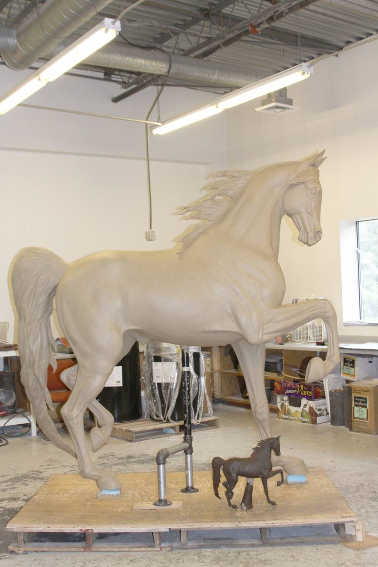 Original Horse Sculpture by J Anne Butler