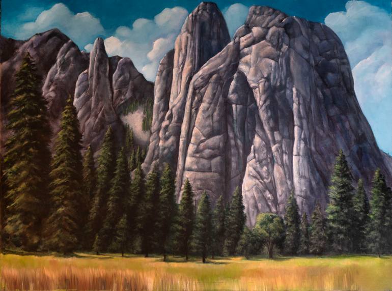 Original Impressionism Landscape Painting by Randolph South