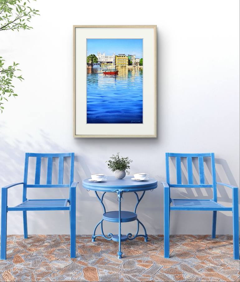 Original Photorealism Landscape Painting by Ramesh Jhawar