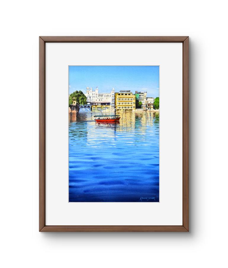 Original Photorealism Landscape Painting by Ramesh Jhawar