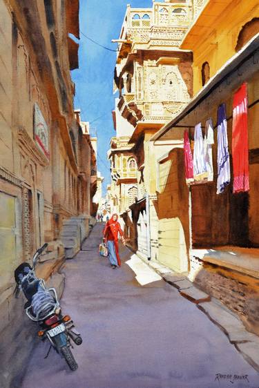 Print of Photorealism Architecture Paintings by Ramesh Jhawar