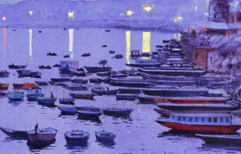 Original Realism Landscape Painting by Ramesh Jhawar