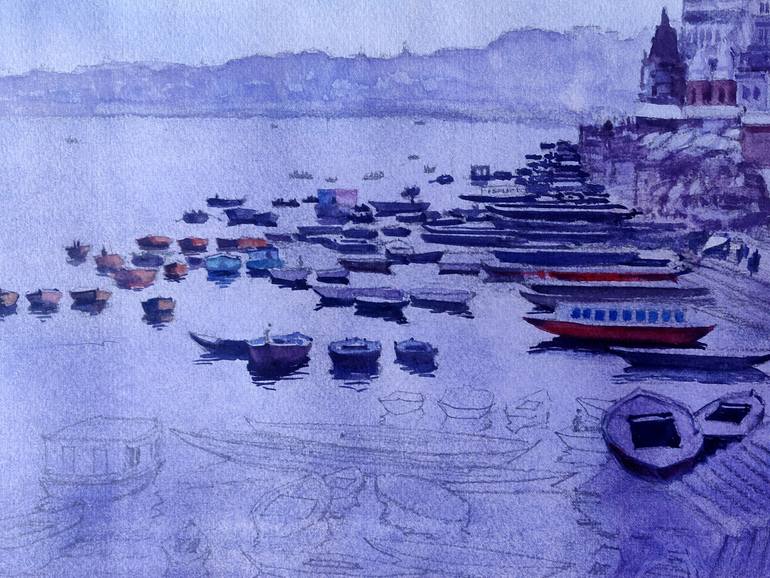 Original Realism Landscape Painting by Ramesh Jhawar