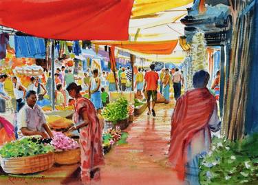 Original Realism People Paintings by Ramesh Jhawar