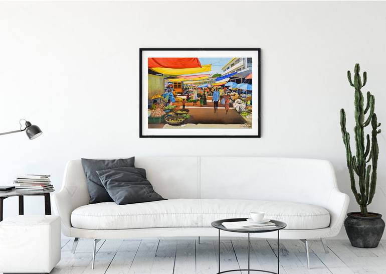 Original Figurative Landscape Painting by Ramesh Jhawar
