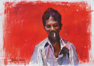Original Realism People Paintings by Ramesh Jhawar